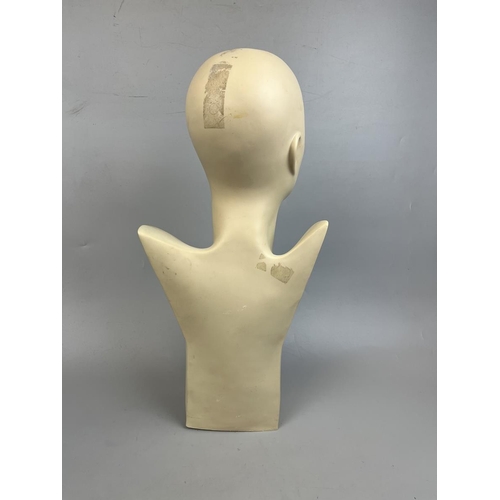 260 - Female shop bust - Approx height 52cm