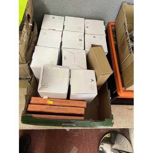 381 - Large collection of candles, candle holders, picture frames, etc