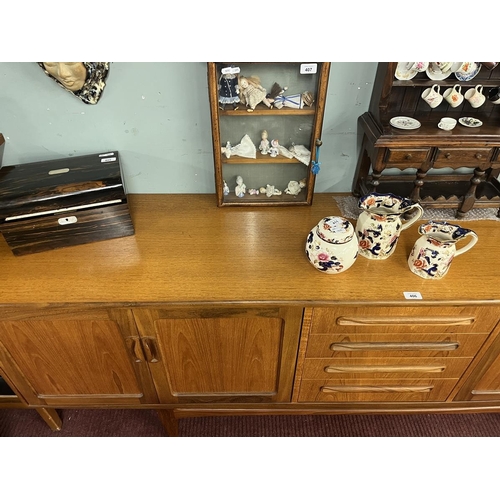 406 - V.W. Wilkins for G Plan Mid-century sideboard - Approx W: 214cm D: 46cm H: 79cm