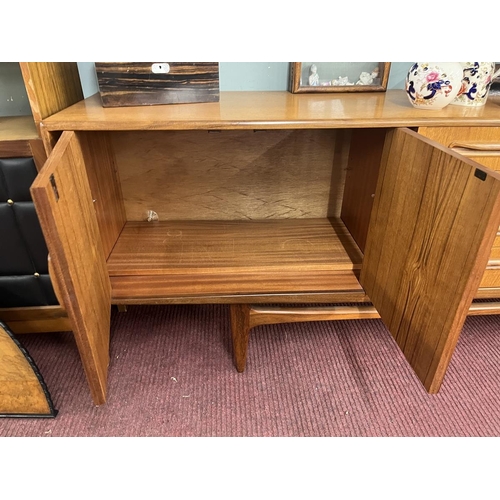 406 - V.W. Wilkins for G Plan Mid-century sideboard - Approx W: 214cm D: 46cm H: 79cm