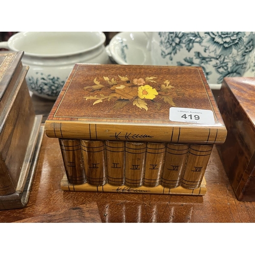 419 - 4 trinket boxes