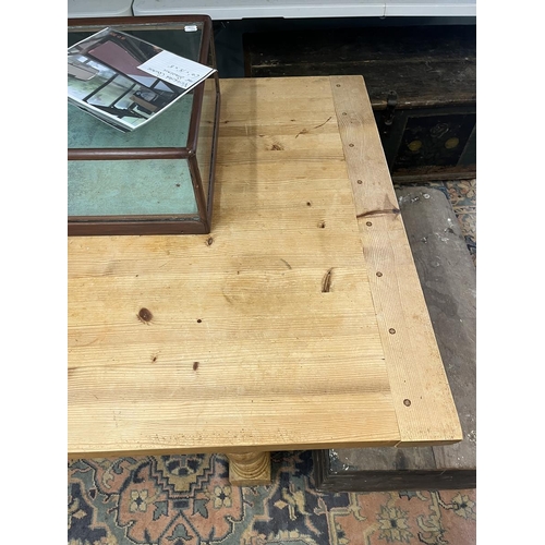 447 - Pine refectory table