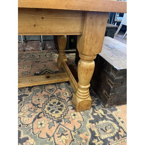 447 - Pine refectory table