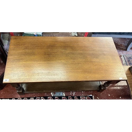 508 - Oak coffee table