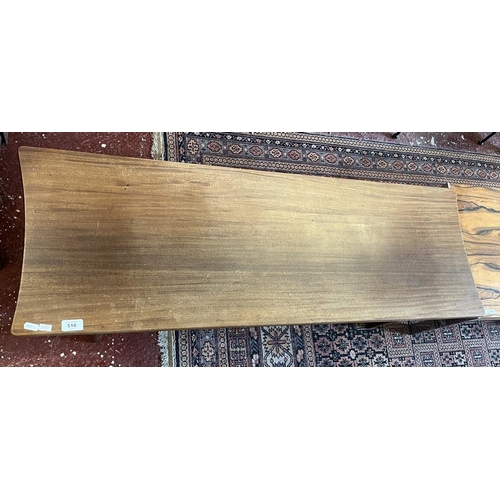 510 - Solid teak danish style coffee table