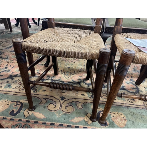 520 - Pair of punnett chairs for William Birch & Co C1904