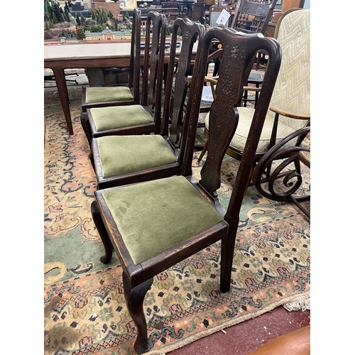 526 - Set of 4 pokerwork chairs