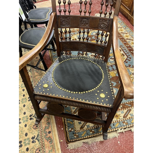 531 - Stickley rocking chair C1881 by Stickley & Brandt