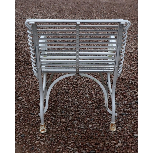 537 - Metal garden chair