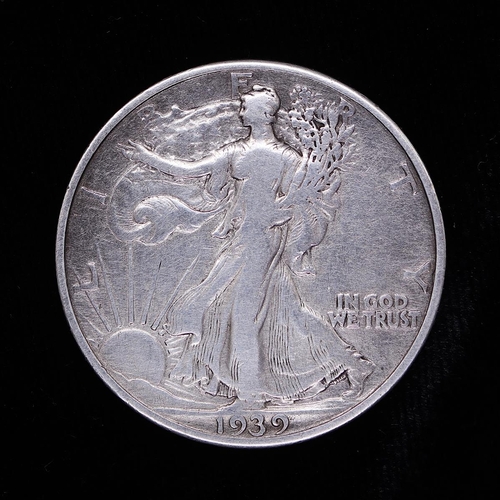 114 - Silver American half dollar dated 1939