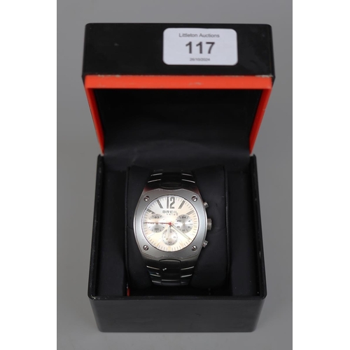 117 - Gents Breiltribe watch in original case