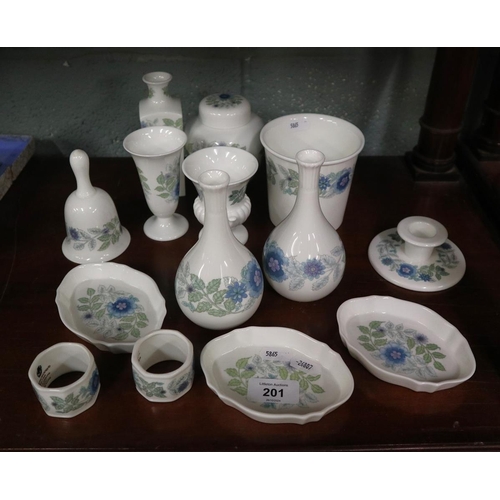 201 - Collection of Wedgwood Clementine pattern