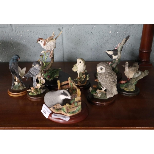 209 - Collection of ceramic bird figures