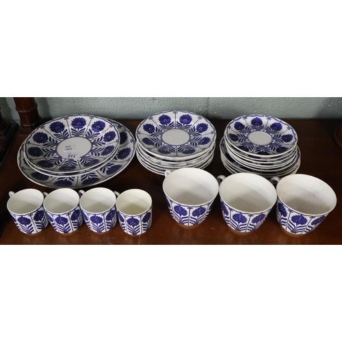 211 - Collection of blue & white Coalport