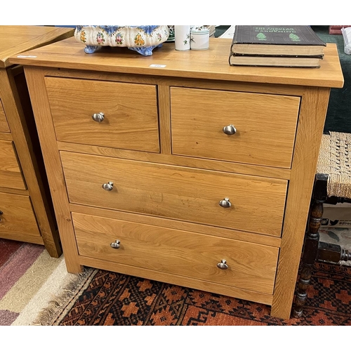 246 - Pine 2 over 2 chest of drawers - Approx W: 83cm D: 42cm H: 76cm