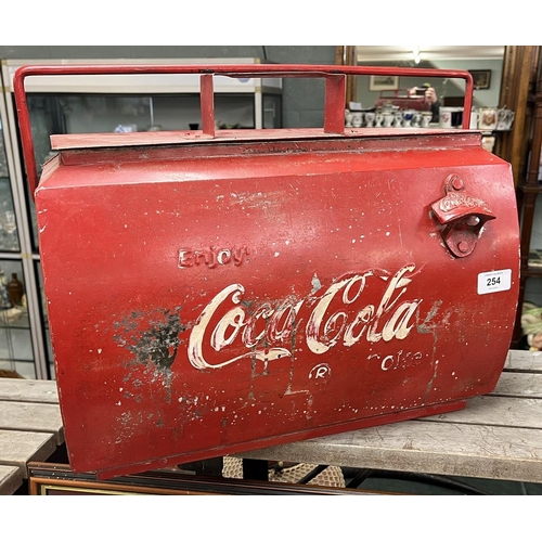 254 - Vintage Coca-Cola ice box