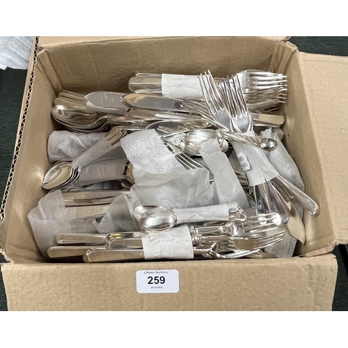 259 - Collection of flatware by Harrods