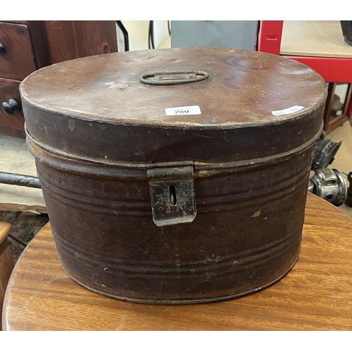 280 - Antique hat box