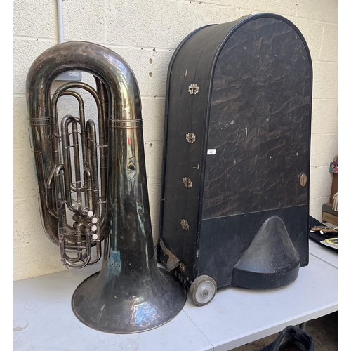 421 - Tuba in case