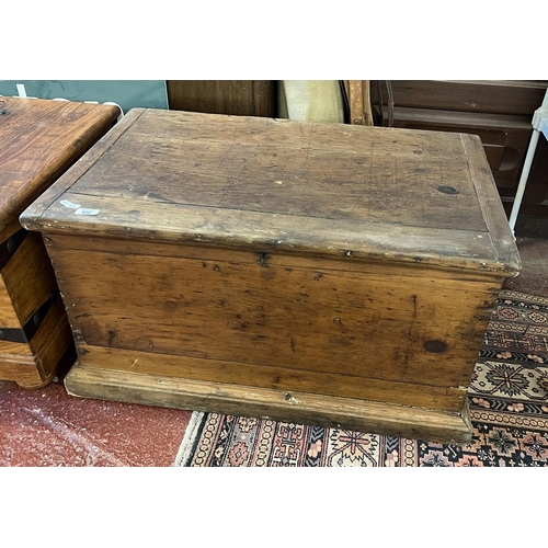 438 - Antique pine chest