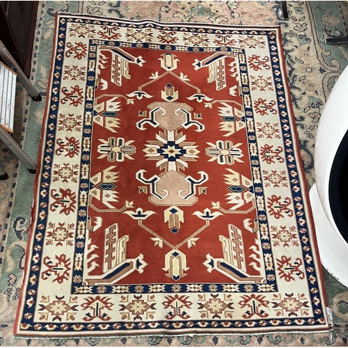 465 - Vintage Turkish 'Milas' rug - Size 165cm x 128cm