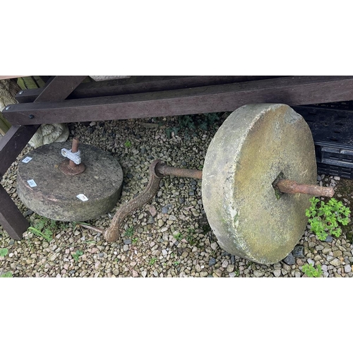 475 - 2 stone grinding wheels