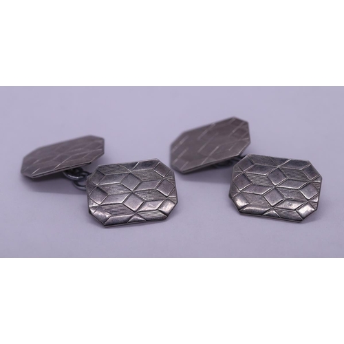 96 - Charles Horner silver cufflinks