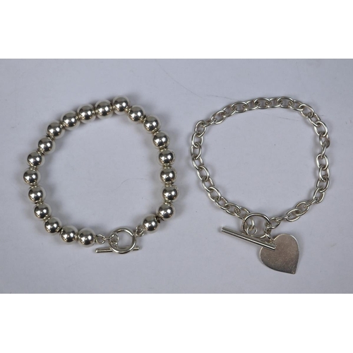 98 - 2 silver bracelets