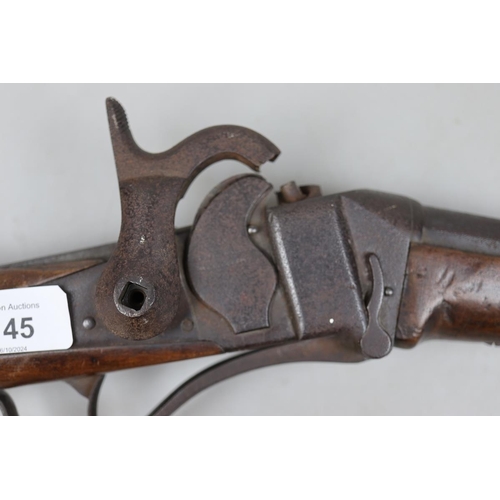 145 - Sharps 1853 Model Breech-Loading Percussion Carbine