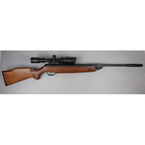 146 - SMK 20M .22 Air rifle with Hawke telescopic sighting & laser sight