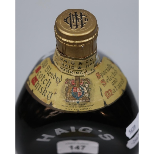 147 - George VI bottle of Haig Dimple