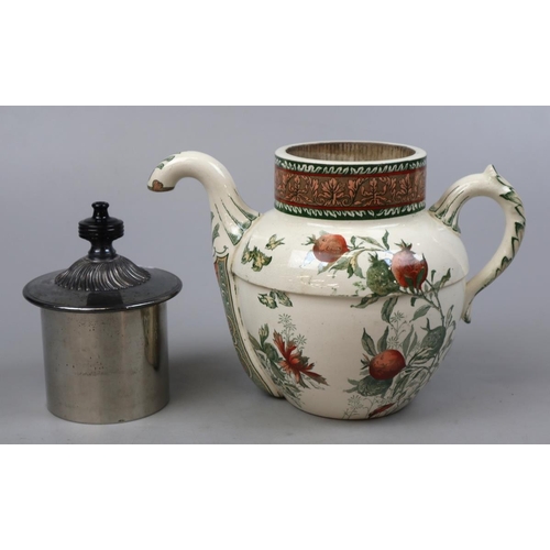 155 - Royales patent self pouring Doultons teapot for JJ Royale, Manchester L/E 300/3848