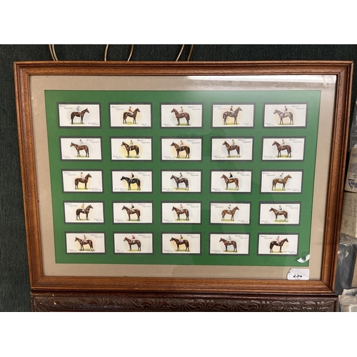 226 - Collection of cigarette cards with some framed