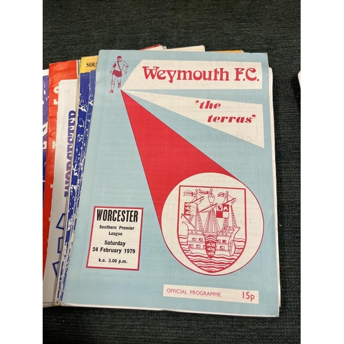 233 - Collection of Worcester City football programmes 1978