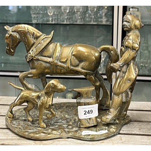 249 - Large brass figure