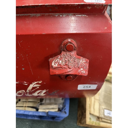 254 - Vintage Coca-Cola ice box