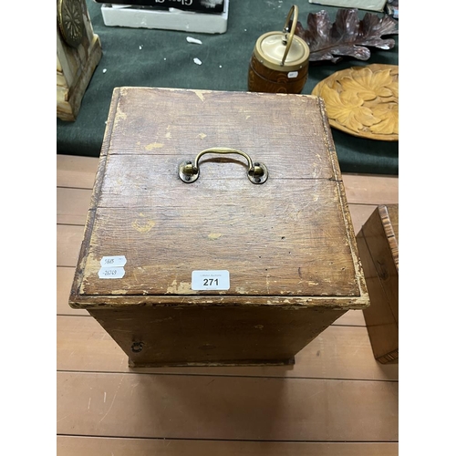 271 - Antique 21 drawer collectors chest