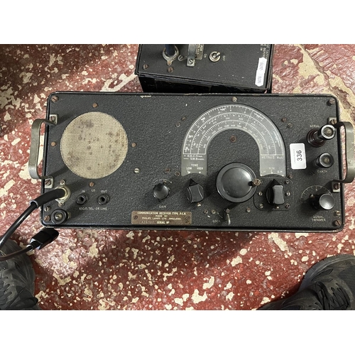 336 - PCR Phillips WW2 receiver with power supply