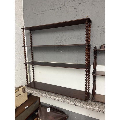 346 - 3 wall hanging shelving units