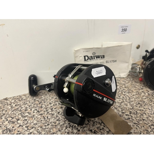 350 - Daiwa & Shakespeare multiplying fishing reels