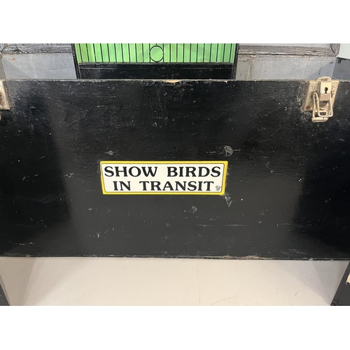 408 - Vintage show birds chest