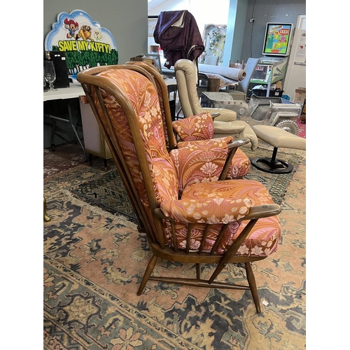 415 - Pair of Ercol golden dawn armchairs