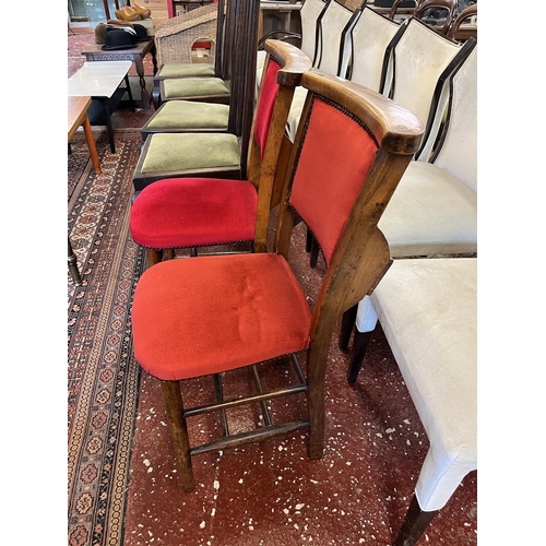 452 - Pair of Victorian chapel chairs