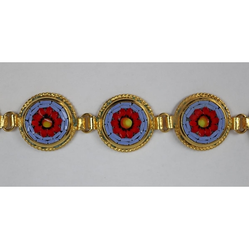 64 - Vintage Italian mosaic bracelet