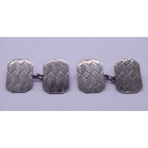 96 - Charles Horner silver cufflinks