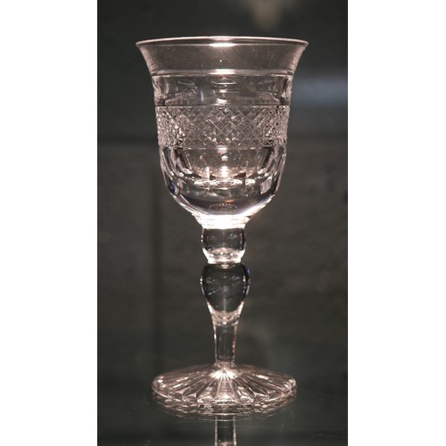 177 - Large collection of CUMBRIA CRYSTAL. Finest English Crystal glasses including famous ‘Old Fashioned ... 