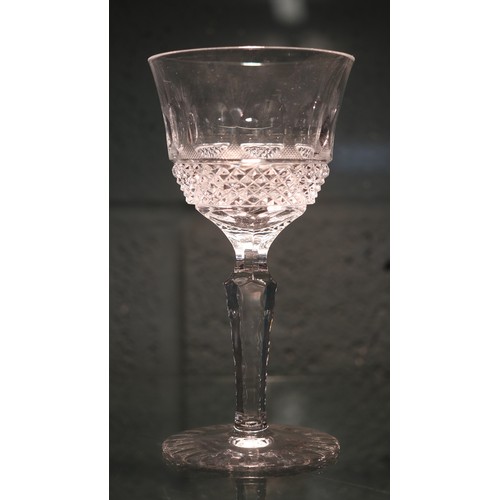 178 - Collection French Crystal St. Louis Florence Pineapple Cut glasses