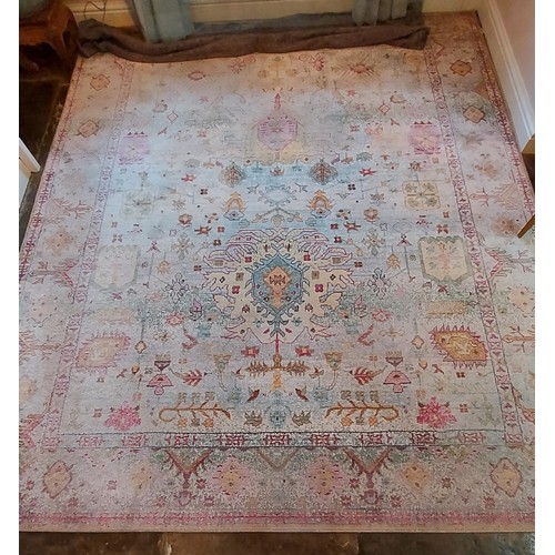 434 - Large multicoloured rug - Approx size 240cm x 300cm