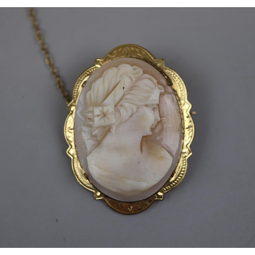 113 - Cameo brooch