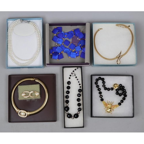 134 - Collection of costume jewellery in original boxes